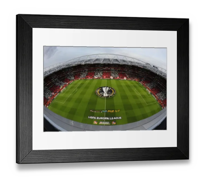 Framed Print : Arsenal vs Atletico Madrid: Europa League Semi-Final at Emirates Stadium, London Framed Print : Arsenal vs Atletico Madrid: Europa League Semi-Final at Emirates Stadium, London