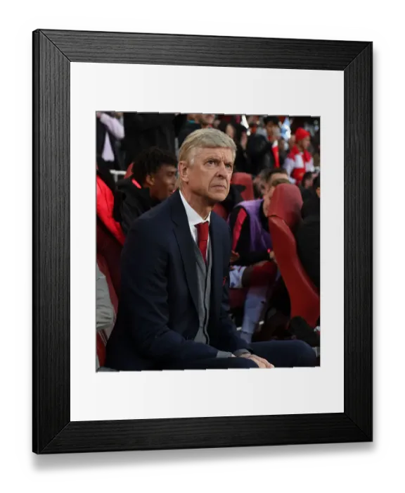 Framed Print : Arsene Wenger: Arsenal FC vs Atletico Madrid, UEFA Europa League Semi-Final Framed Print : Arsene Wenger: Arsenal FC vs Atletico Madrid, UEFA Europa League Semi-Final