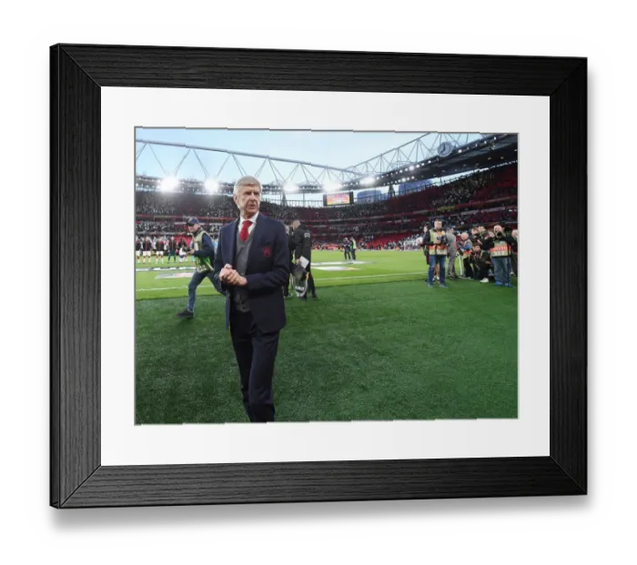 Framed Print : Arsene Wenger: Arsenal's Europa League Boss Takes on Atletico Madrid