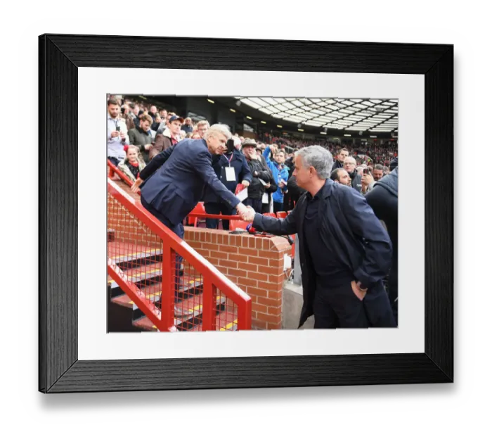 Framed Print : Wenger vs. Mourinho: A Premier League Battle - Arsenal at Old Trafford (2017-18) Framed Print : Wenger vs. Mourinho: A Premier League Battle - Arsenal at Old Trafford (2017-18)
