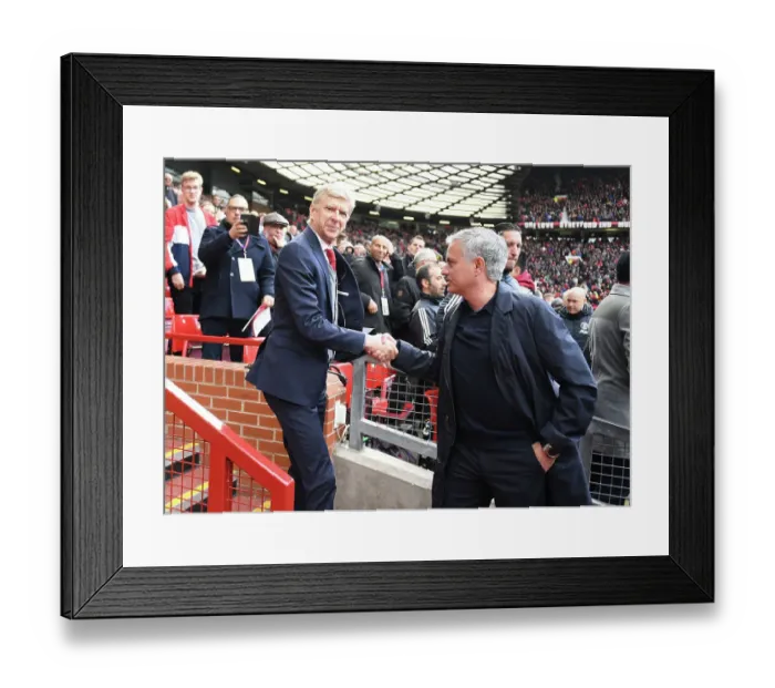 Framed Print : Wenger vs. Mourinho: A Premier League Showdown - Arsenal at Old Trafford (2017-18) Framed Print : Wenger vs. Mourinho: A Premier League Showdown - Arsenal at Old Trafford (2017-18)