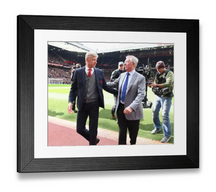 Framed Print : Legendary Rivalry: Wenger vs. Ferguson - A Farewell Clash (2017-18): Manchester United vs. Arsenal Framed Print : Legendary Rivalry: Wenger vs. Ferguson - A Farewell Clash (2017-18): Manchester United vs. Arsenal