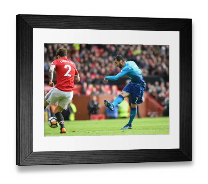 Framed Print : Mkhitaryan Strikes Back: Manchester United vs. Arsenal, Premier League 2017-18 Framed Print : Mkhitaryan Strikes Back: Manchester United vs. Arsenal, Premier League 2017-18
