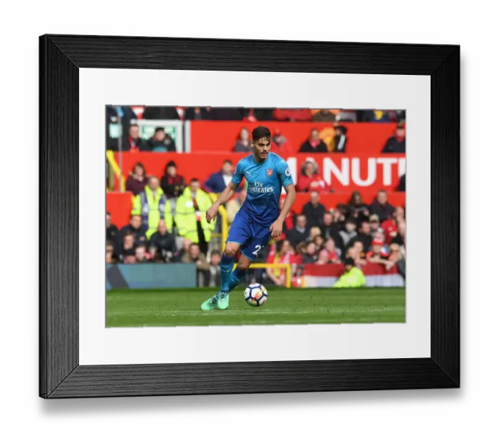 Framed Print : Mavropanos at Old Trafford: Arsenal vs Manchester United, Premier League 2017-18 Framed Print : Mavropanos at Old Trafford: Arsenal vs Manchester United, Premier League 2017-18