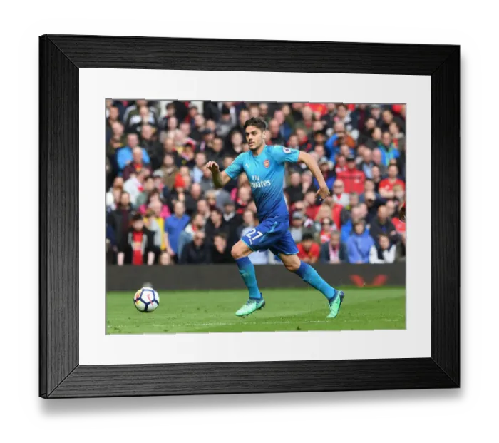 Framed Print : Mavropanos at Old Trafford: Arsenal's Young Defender Faces Manchester United in Premier League Clash, 2017-18 Framed Print : Mavropanos at Old Trafford: Arsenal's Young Defender Faces Manchester United in Premier League Clash, 2017-18