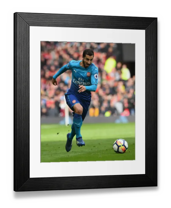 Framed Print : Mkhitaryan's Return: A Battle at Old Trafford - Manchester United vs Arsenal, Premier League 2017-18