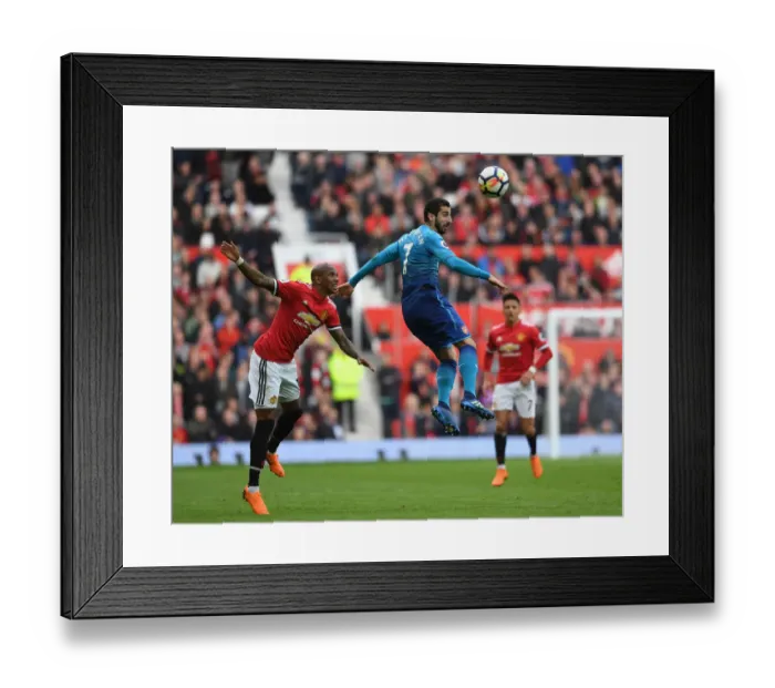 Framed Print : Clash at Old Trafford: Mkhitaryan vs. Young Framed Print : Clash at Old Trafford: Mkhitaryan vs. Young