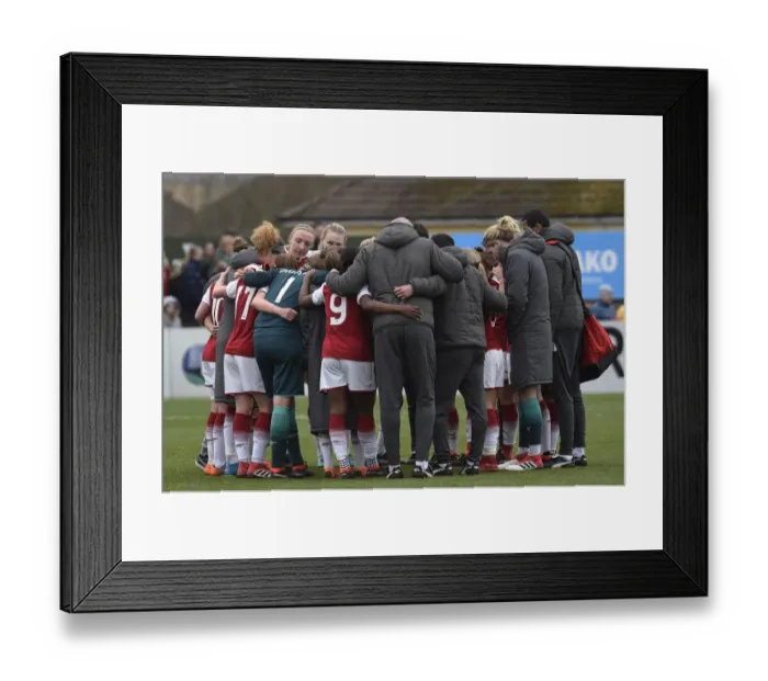 Framed Print : Arsenal Women vs. Chelsea Ladies: WSL Quarterfinals Showdown (1 / 4 / 2018)