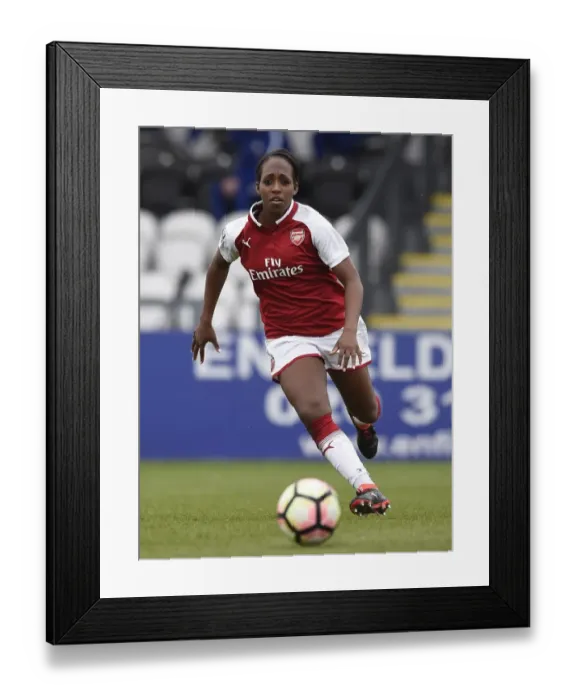 Framed Print : Battle of the Titans: Arsenal Women vs. Chelsea Ladies - WSL Quarterfinals Showdown (1 / 4 / 2018)