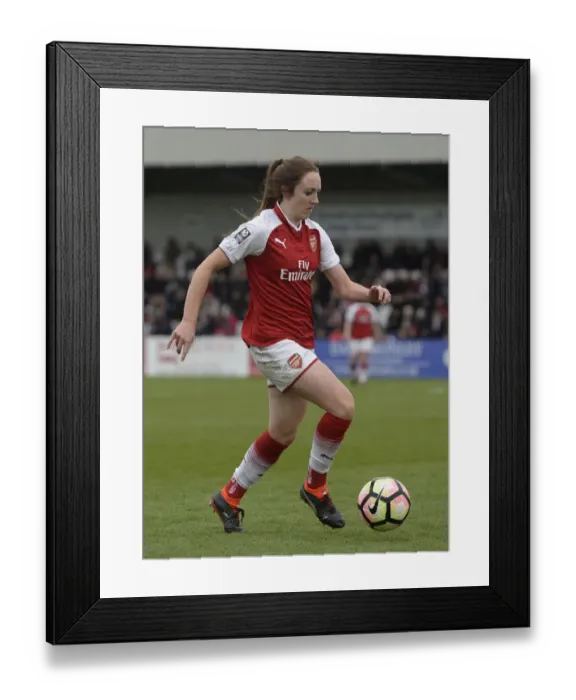 Framed Print : Battle of the Titans: Arsenal Women vs. Chelsea Ladies - WSL Quarterfinals Showdown (1 / 4 / 2018)