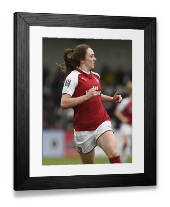Framed Print : Arsenal Women vs. Chelsea Ladies Showdown: WSL Quarterfinals (1 / 4 / 2018) - Arsenal vs. Chelsea Ladies: Battle for the WSL Semifinals (2017-18)