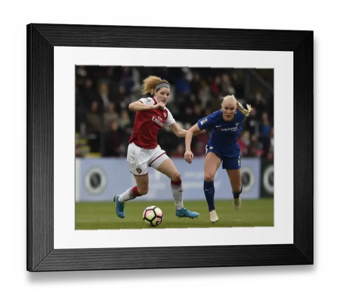 Framed Print : Arsenal Women vs. Chelsea Ladies: WSL Quarterfinals Showdown (1 / 4 / 2018) Framed Print : Arsenal Women vs. Chelsea Ladies: WSL Quarterfinals Showdown (1 / 4 / 2018)