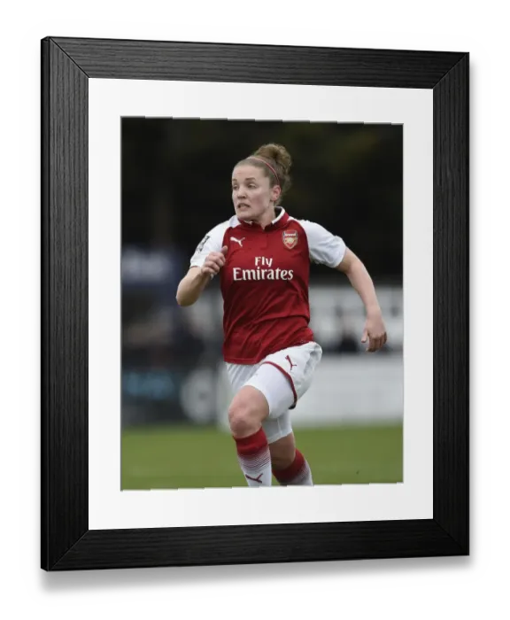 Framed Print : Arsenal Women vs. Chelsea Ladies: WSL Quarterfinals Showdown (1 / 4 / 2018) - Arsenal vs. Chelsea Ladies: Battle in the Womens Super League (2017-18)