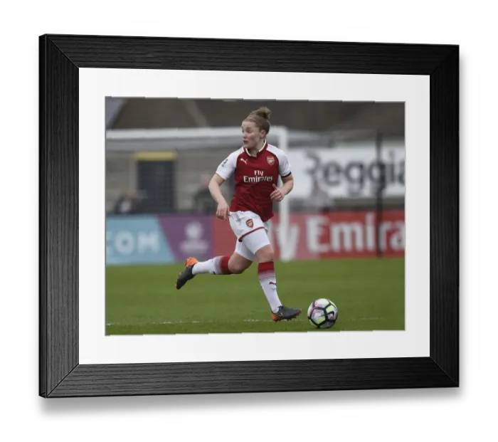 Framed Print : Arsenal Women vs. Chelsea Ladies: WSL Quarterfinals Showdown (1 / 4 / 2018) - Arsenal vs. Chelsea Ladies: Battle in the Womens Super League (2017-18)