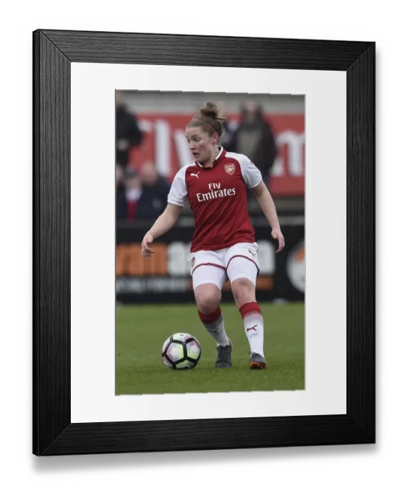 Framed Print : Arsenal Women vs. Chelsea Ladies: WSL Quarterfinals Showdown (1 / 4 / 2018) - Arsenal vs. Chelsea Ladies: Battle in the Womens Super League (2017-18)