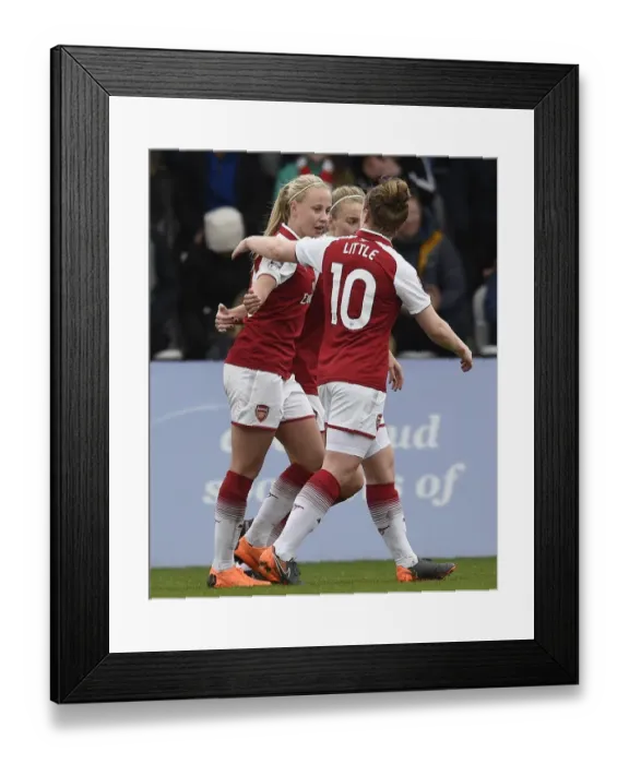 Framed Print : Arsenal V Chelsea Ladies 1 / 4 / 2018 Womens Super League