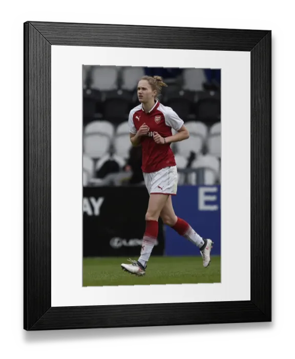 Framed Print : Arsenal Women vs. Chelsea Ladies: WSL Quarterfinals Showdown (2017-18) - Arsenal v Chelsea Ladies Clash in the Womens Super League