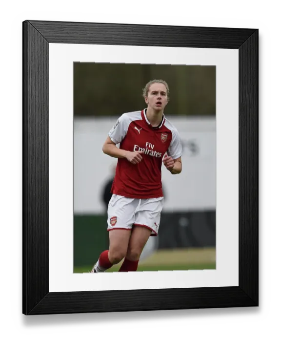 Framed Print : Arsenal Women vs Chelsea Ladies: WSL Quarterfinals Showdown (1 / 4 / 2018) - Arsenal vs Chelsea Ladies: Battle for the Womens Super League Semifinals (2017-18)