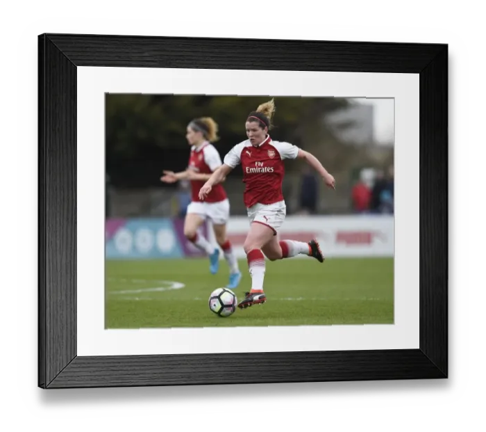 Framed Print : Arsenal Women vs Chelsea Ladies: WSL Quarterfinals Showdown (1 / 4 / 2018) - Arsenal vs Chelsea Ladies: Battle for the WSL Semifinals (2017-18)