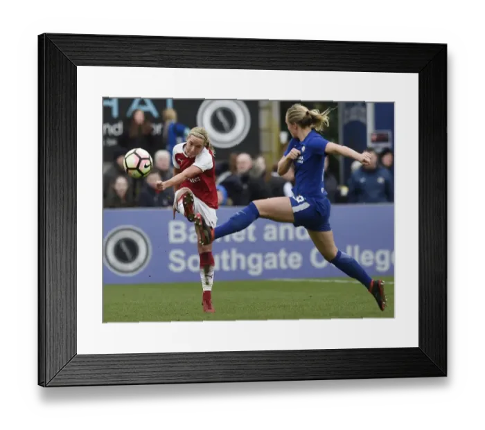 Framed Print : Battle of the Titans: Arsenal Women vs. Chelsea Ladies - WSL Quarterfinals Showdown (1 / 4 / 2018) Framed Print : Battle of the Titans: Arsenal Women vs. Chelsea Ladies - WSL Quarterfinals Showdown (1 / 4 / 2018)