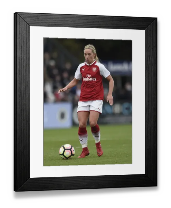 Framed Print : Arsenal Women vs. Chelsea Ladies: WSL Quarterfinals Showdown (1 / 4 / 2018) - Arsenal vs. Chelsea Ladies: Battle in the Womens Super League (2017-18)