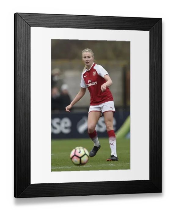 Framed Print : Arsenal Women vs Chelsea Ladies: WSL Quarterfinals Showdown (1 / 4 / 2018) - Arsenal vs Chelsea Ladies: Battle for a Semifinals Spot in the Womens Super League (2017-18)