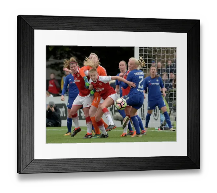 Framed Print : Arsenal Women vs. Chelsea Ladies: WSL Quarterfinals Clash (1 / 4 / 2018)