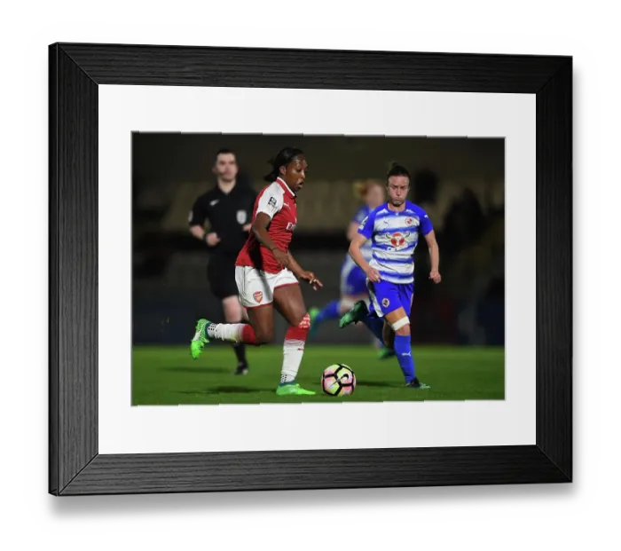 Framed Print : Clash of Stars: Danielle Carter vs. Remi Allen - Arsenal Women vs. Reading Ladies Showdown Framed Print : Clash of Stars: Danielle Carter vs. Remi Allen - Arsenal Women vs. Reading Ladies Showdown