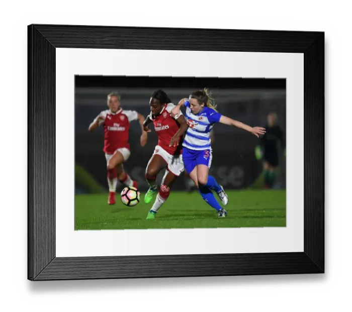 Framed Print : Clash of Stars: Danielle Carter vs. Harriet Scott - Arsenal Women vs. Reading Ladies Framed Print : Clash of Stars: Danielle Carter vs. Harriet Scott - Arsenal Women vs. Reading Ladies