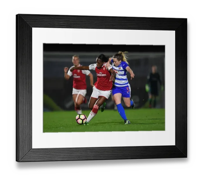 Framed Print : Clash of Stars: Danielle Carter vs. Harriet Scott - Arsenal Women vs. Reading Ladies Framed Print : Clash of Stars: Danielle Carter vs. Harriet Scott - Arsenal Women vs. Reading Ladies