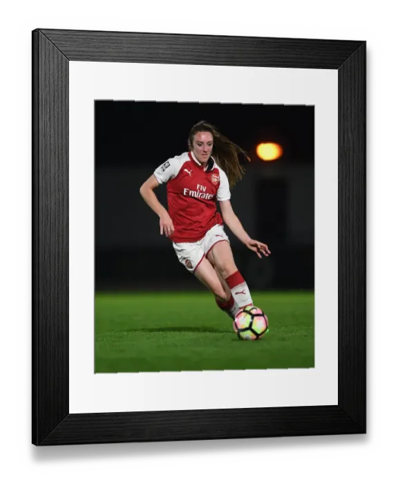 Framed Print : Arsenal's Lisa Evans in Action during Women's Super League Match Framed Print : Arsenal's Lisa Evans in Action during Women's Super League Match