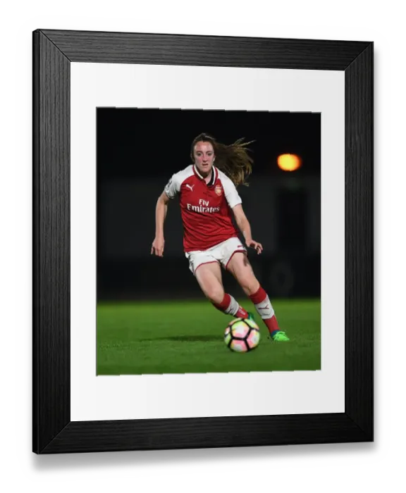 Framed Print : Arsenal's Lisa Evans in Action against Reading Ladies in WSL Match Framed Print : Arsenal's Lisa Evans in Action against Reading Ladies in WSL Match