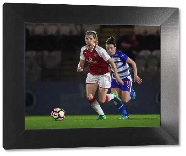 Dominique Janssen in Action for Arsenal Women vs. Reading Ladies, WSL (Women's Super League)