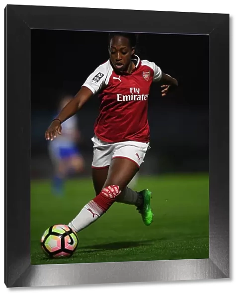 Danielle Carter in Action: Arsenal Women's Battle in the FA WSL against Reading Ladies