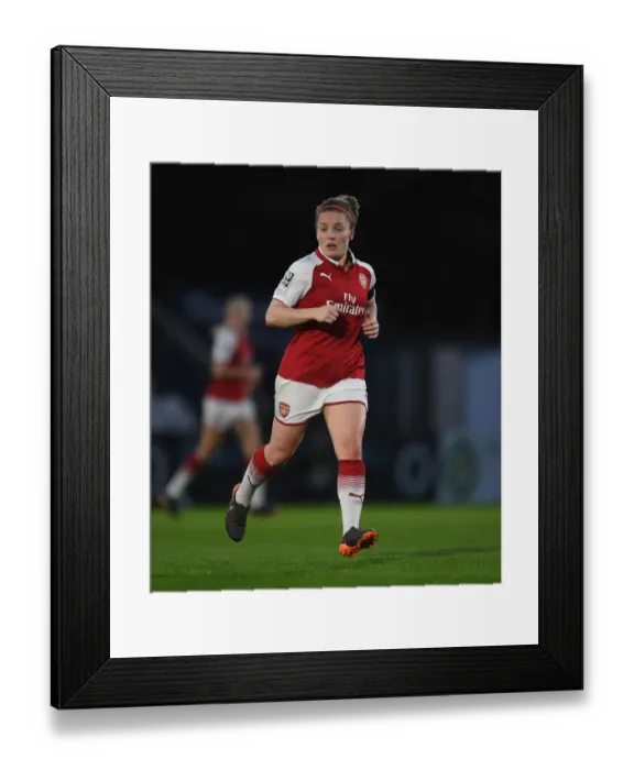 Framed Print : Arsenal's Kim Little in Action: WSL Clash Against Reading Ladies