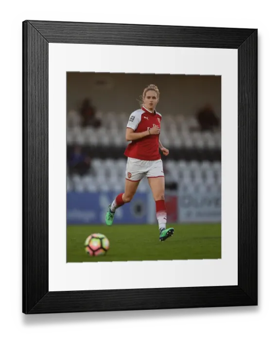 Framed Print : Vivianne Miedema in Action: Arsenal Women Dominate Reading Ladies, WSL (2018)