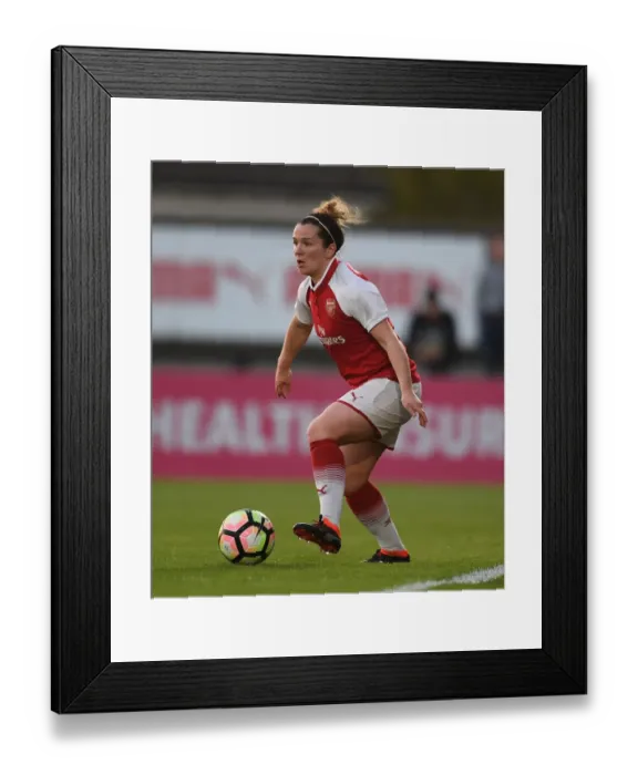 Framed Print : Emma Mitchell in Action: Arsenal Women's Super League Clash Against Reading Ladies Framed Print : Emma Mitchell in Action: Arsenal Women's Super League Clash Against Reading Ladies