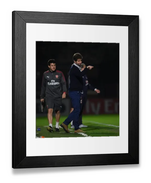 Framed Print : Joe Montemurro Leads Arsenal Women in WSL Match Against Reading Ladies Framed Print : Joe Montemurro Leads Arsenal Women in WSL Match Against Reading Ladies