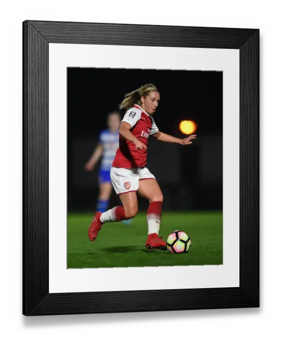 Framed Print : Jordan Nobbs in Action: Arsenal Women's Super League Battle Against Reading Ladies