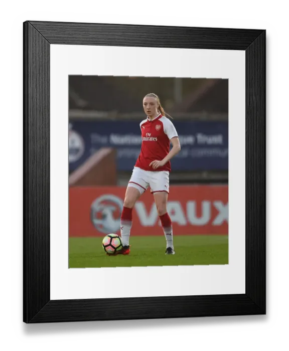 Framed Print : Louise Quinn in Action: Arsenal Women vs Reading Ladies, WSL (Women's Super League)