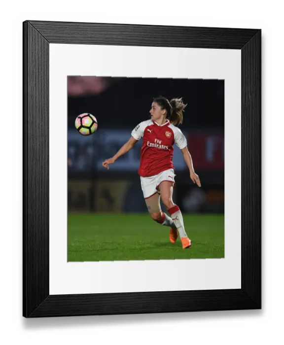 Framed Print : Danielle van de Donk in Action: Arsenal Women vs Reading Ladies (2018), WSL