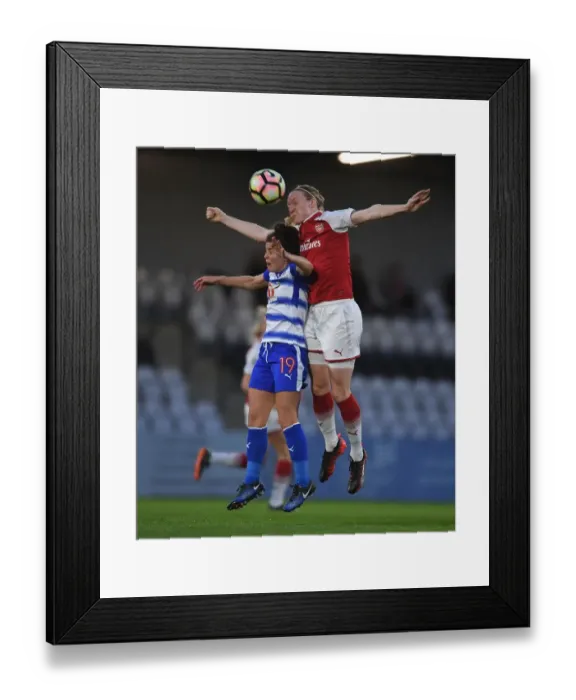 Framed Print : Arsenal vs Reading: A Battle of Wits - Quinn vs Chaplen in WSL Action