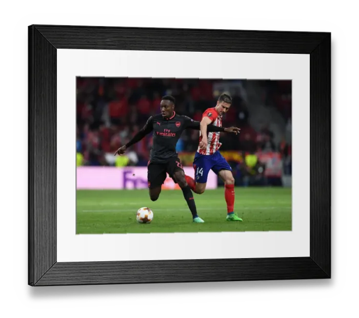 Framed Print : Clash of Titans: Welbeck vs. Gabi in the Europa League Semi-Final Showdown Framed Print : Clash of Titans: Welbeck vs. Gabi in the Europa League Semi-Final Showdown
