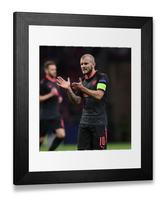 Framed Print : Jack Wilshere in Action: Arsenal vs Atletico Madrid, UEFA Europa League Semi-Final Framed Print : Jack Wilshere in Action: Arsenal vs Atletico Madrid, UEFA Europa League Semi-Final