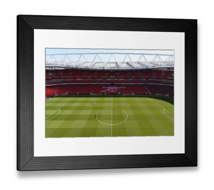 Framed Print : Arsenal at Emirates Stadium: Arsenal vs Burnley, Premier League (2017-18)