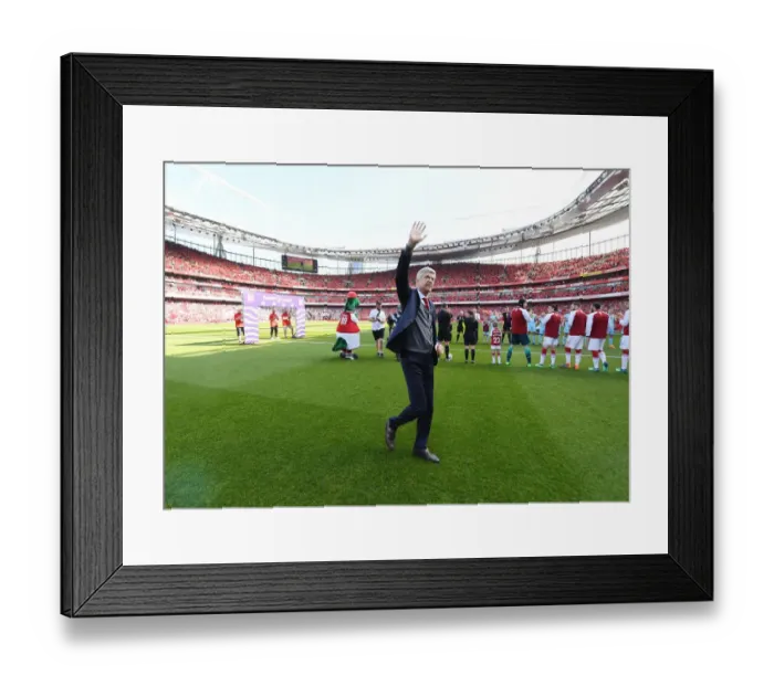 Framed Print : Arsene Wenger's Farewell: Last Match as Arsenal Manager (Arsenal vs. Burnley, 2017-18) Framed Print : Arsene Wenger's Farewell: Last Match as Arsenal Manager (Arsenal vs. Burnley, 2017-18)