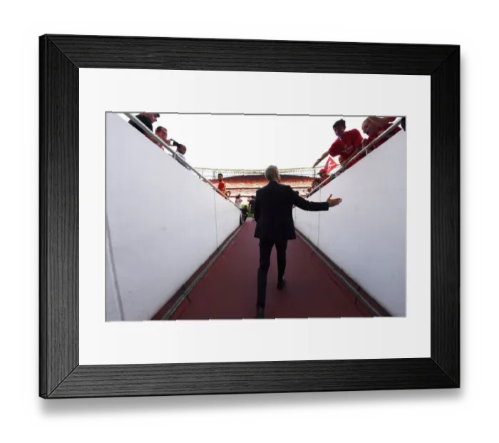 Framed Print : Arsene Wenger's Farewell: Arsenal vs. Burnley, Premier League, 2018
