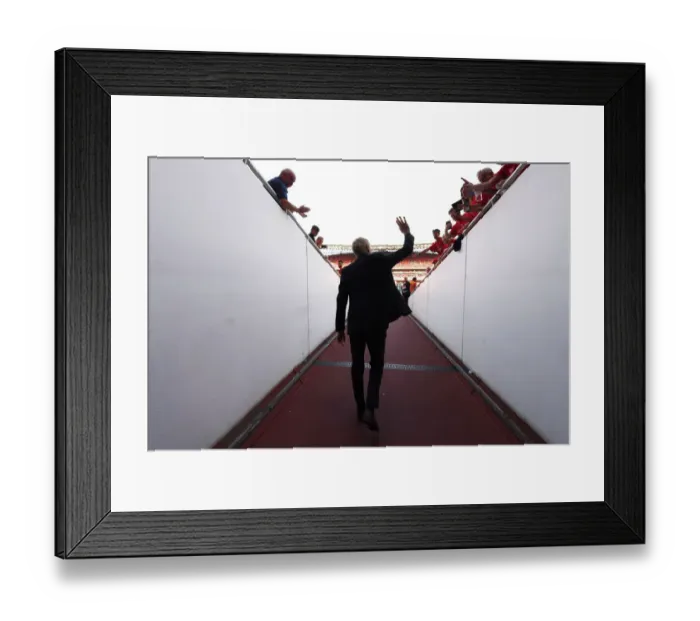 Framed Print : Arsene Wenger's Farewell: Last Match as Arsenal Manager (vs. Burnley, 2018) - Emirates Stadium Framed Print : Arsene Wenger's Farewell: Last Match as Arsenal Manager (vs. Burnley, 2018) - Emirates Stadium