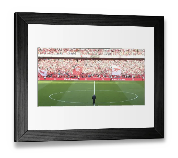 Framed Print : Arsene Wenger's Farewell: Last Match as Arsenal Manager (Arsenal vs Burnley, 2018) Framed Print : Arsene Wenger's Farewell: Last Match as Arsenal Manager (Arsenal vs Burnley, 2018)