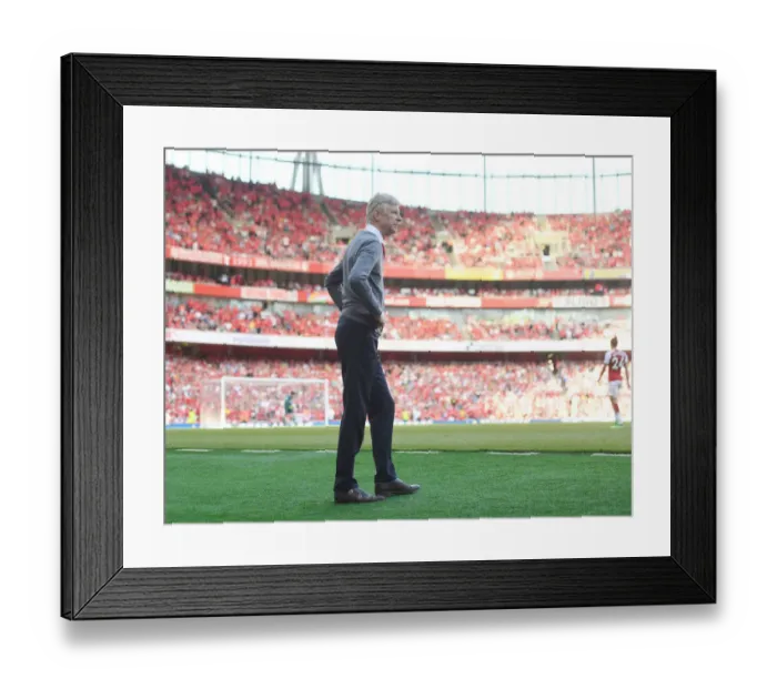 Framed Print : Arsene Wenger: In Action Against Burnley (2017-18) - Arsenal FC Framed Print : Arsene Wenger: In Action Against Burnley (2017-18) - Arsenal FC